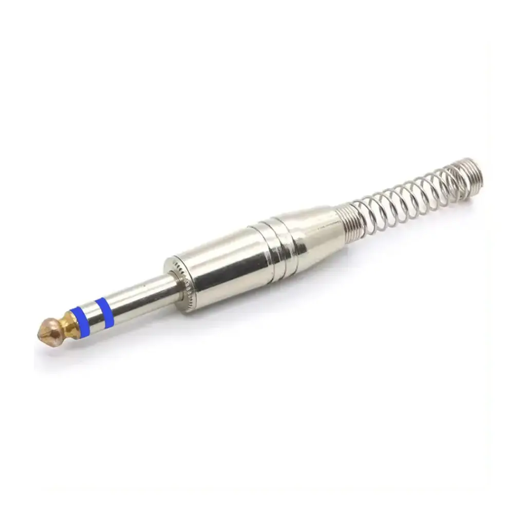 1/4" Jack Spring Silver Stereo