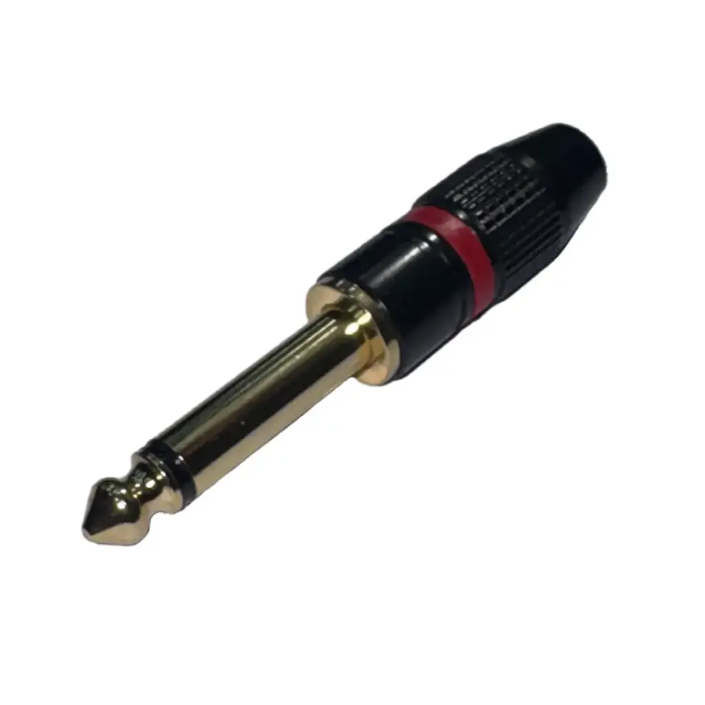 1/4" Jack Black & Gold Mono