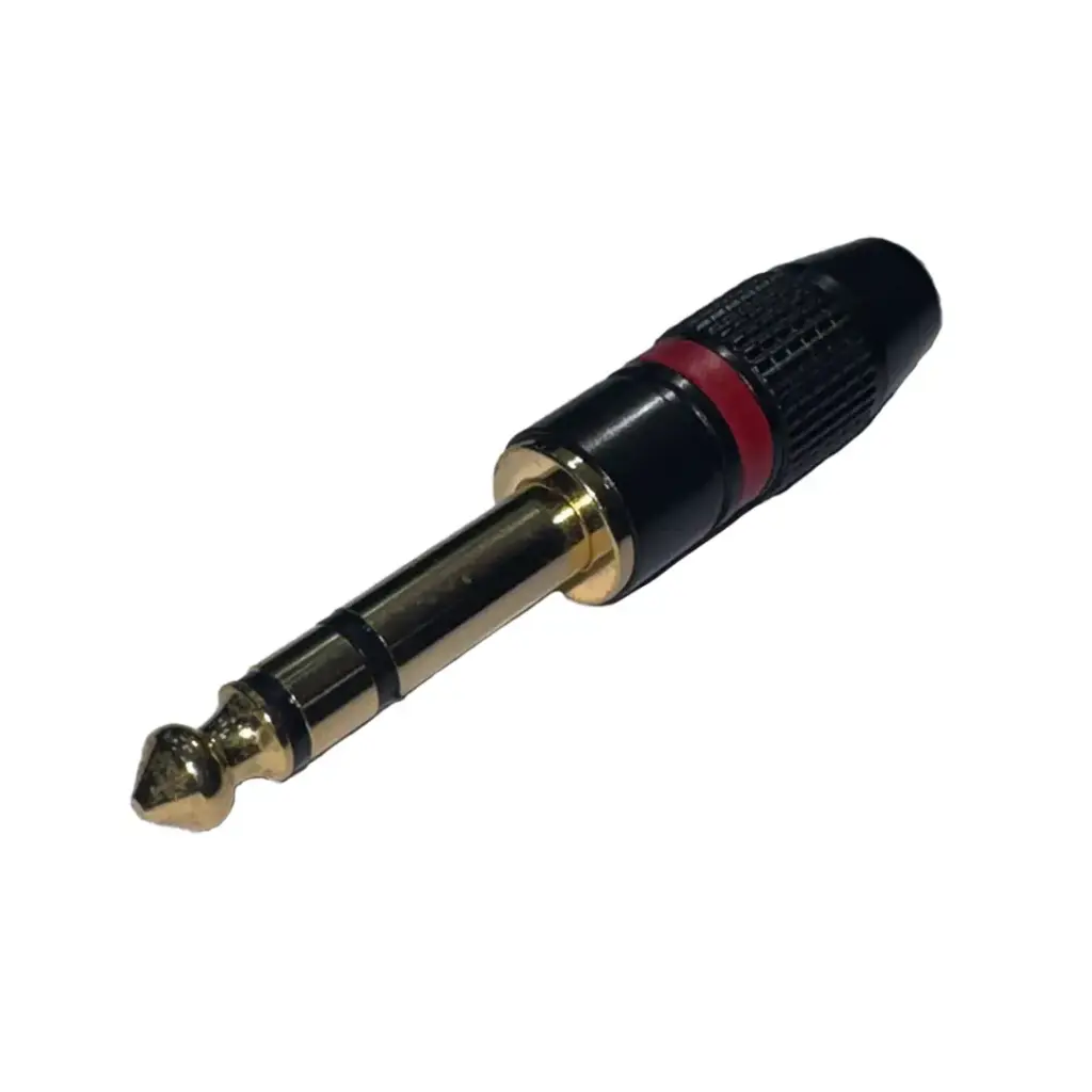 1/4" Jack Black & Gold Stereo