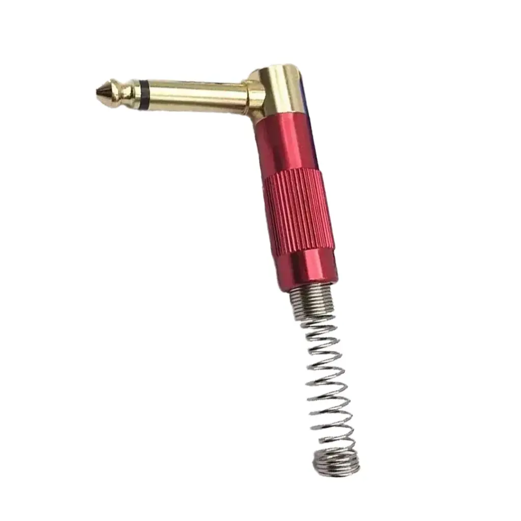 1/4" Jack Right Angle Red