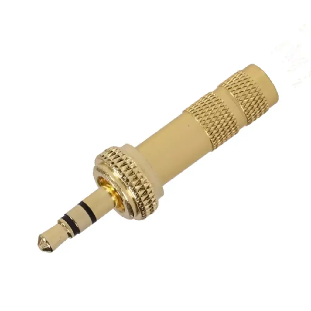 1/8" Jack 3 Pole Sennheiser Locking Gold