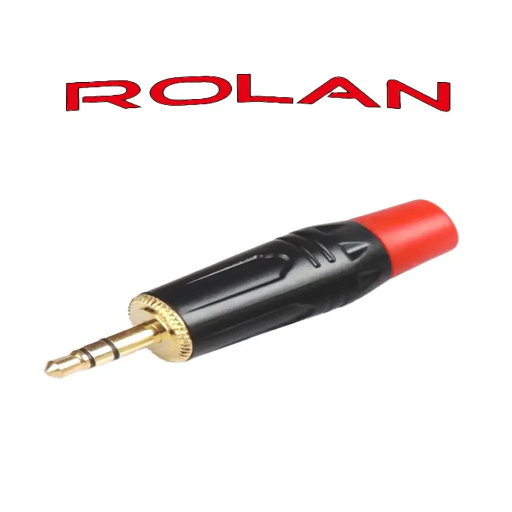 1/8" Jack 3 Pole Rolan Black