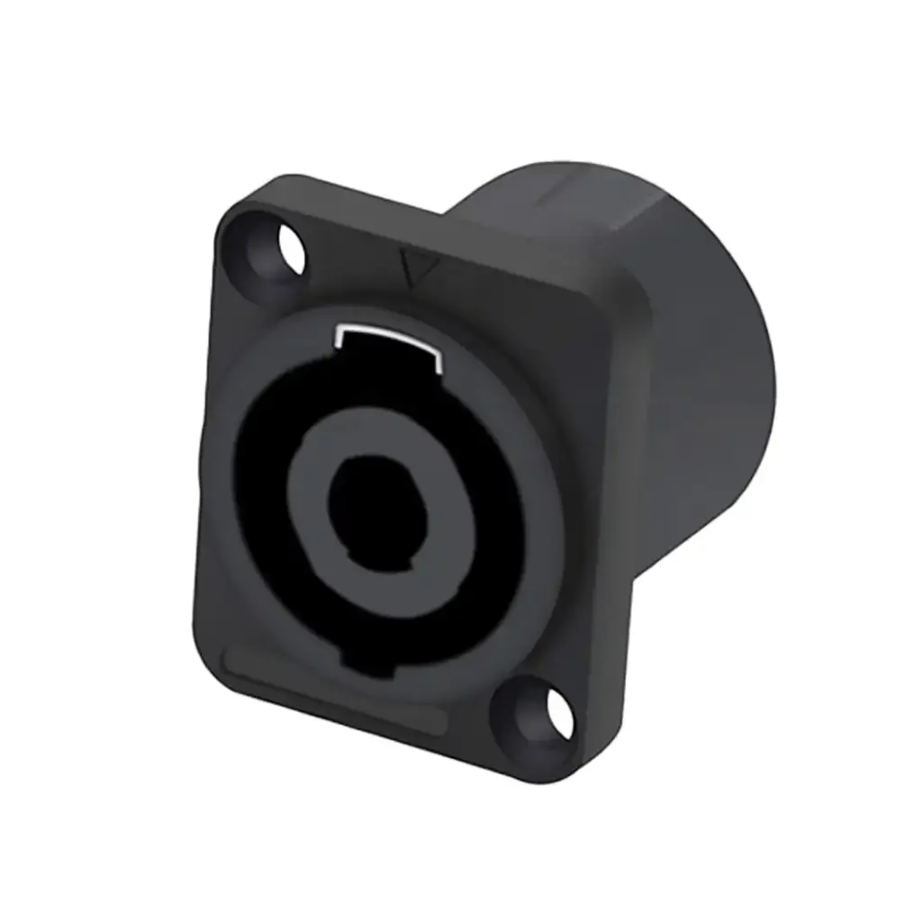 speakON Chassis Plastic With Metal Pin