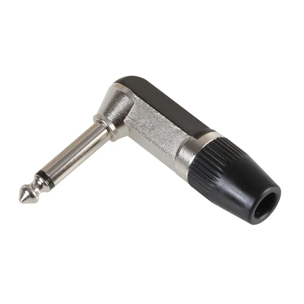 1/4" Jack Right Angle Black