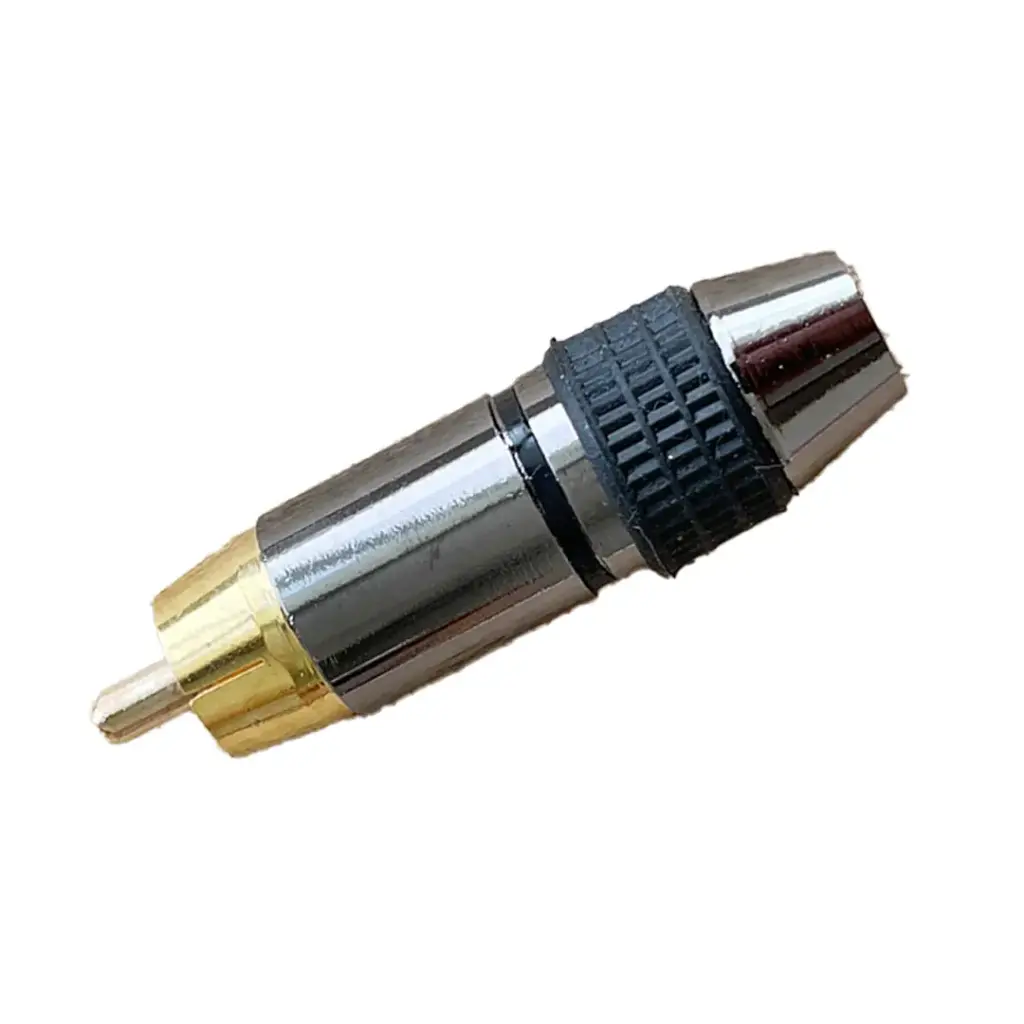 RCA Jack Rubber band Silver