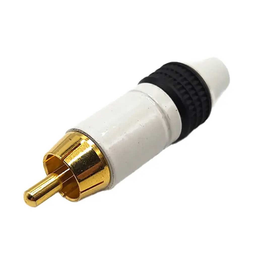 RCA Jack Rubber Band White (M)