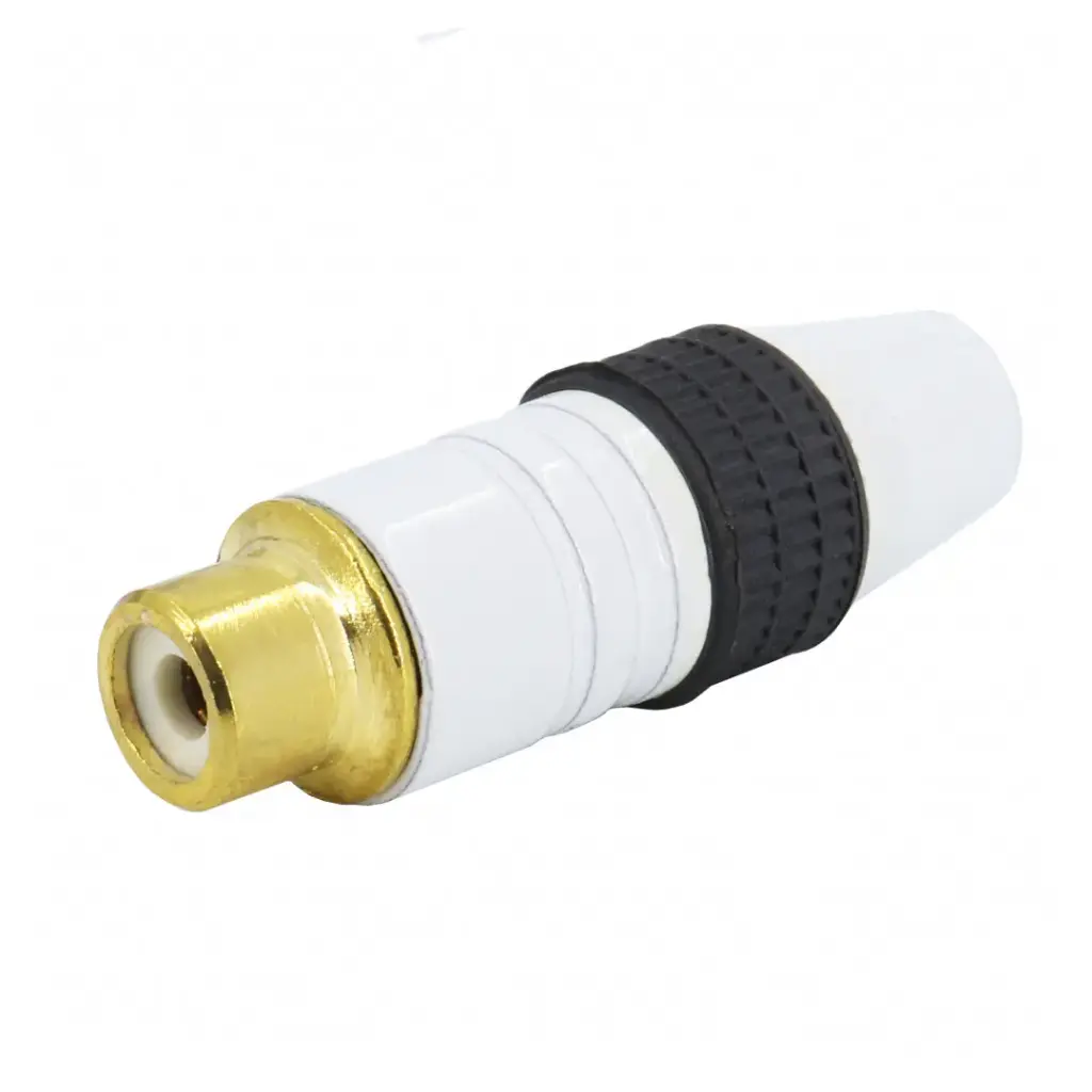RCA Jack Rubber Band White (F)