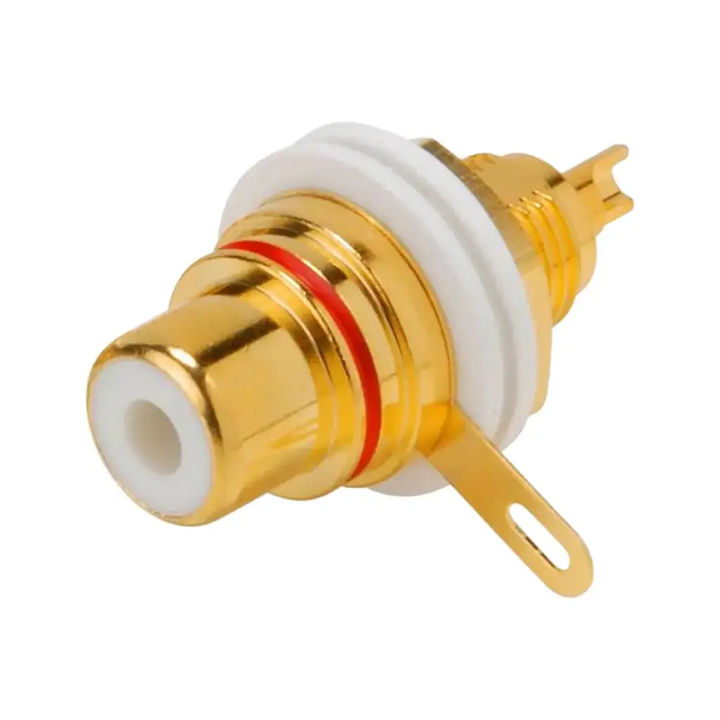 RCA Panel Mount Gold