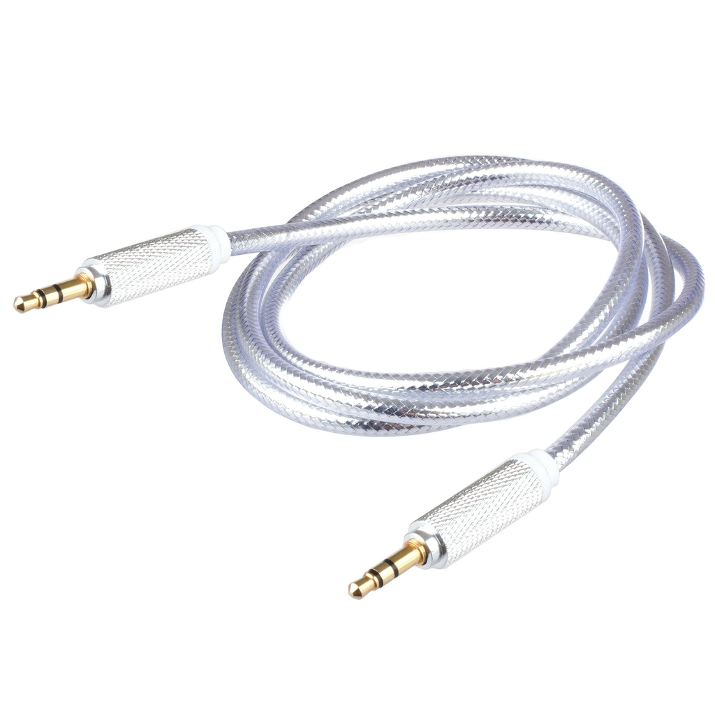CABLE 1/8" X 1/8" 1M TRANSPARENT 