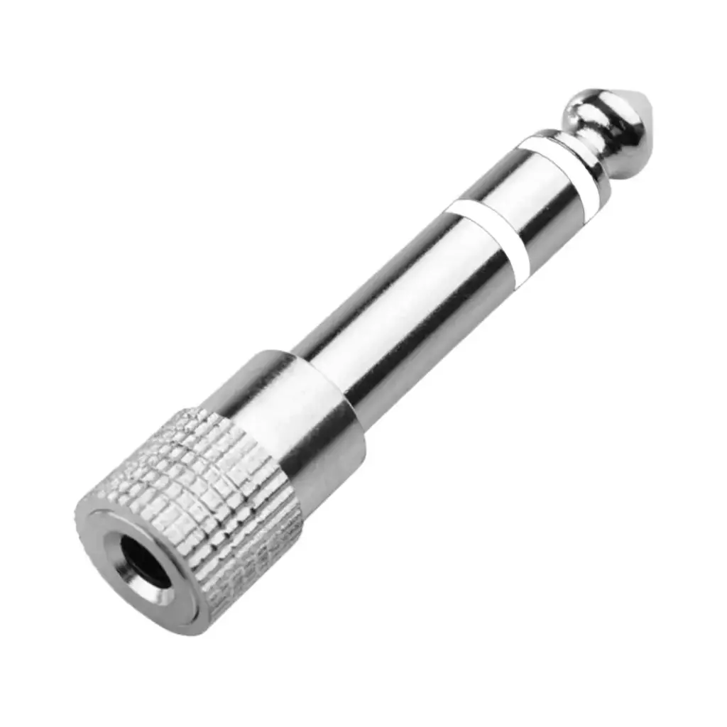 1/8"(F) - 1/4"(M) Audio Adapter White 