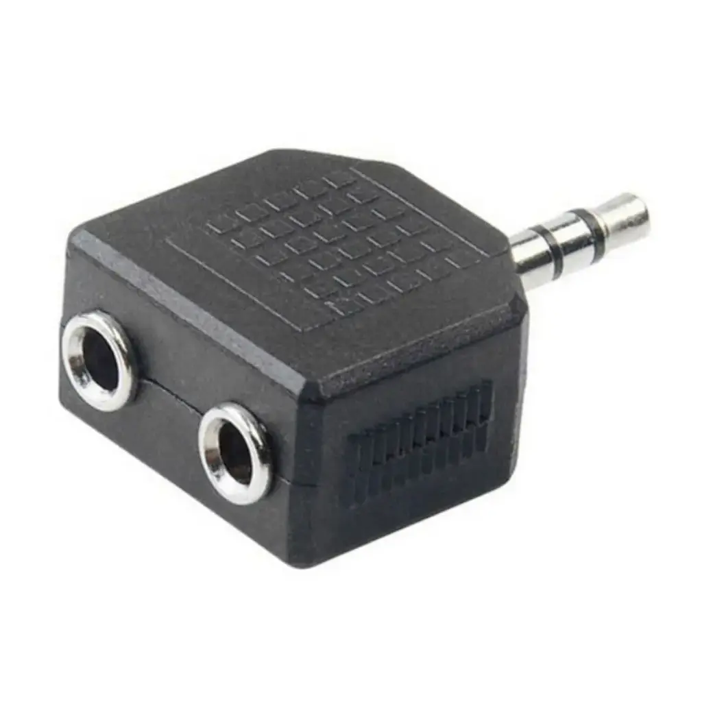 2*1/8"(F) - 1/8"(M) Audio Adapter Plastic