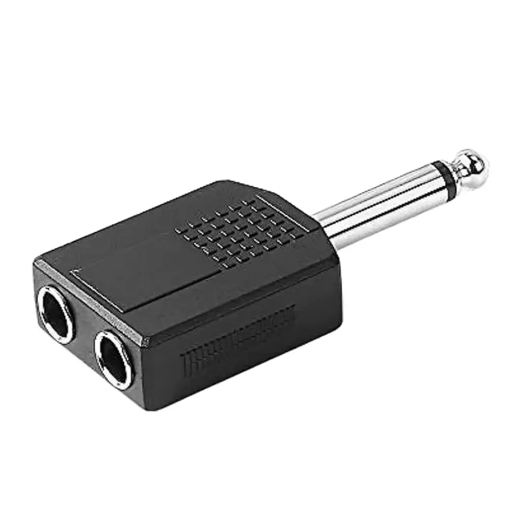 2*1/4"(F) - 1/4"(M) Audio Adapter
