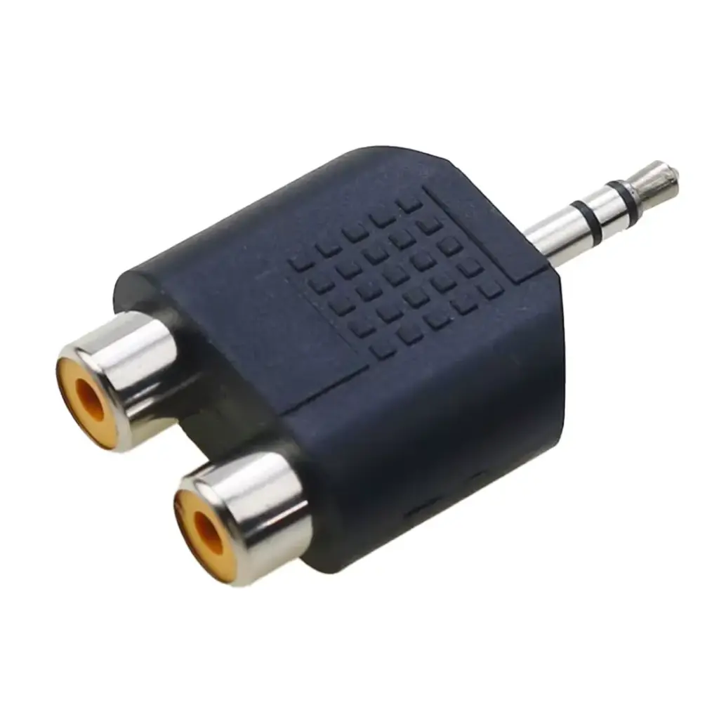 2*RCA(F) - 1/8"(M) Audio Adapter
