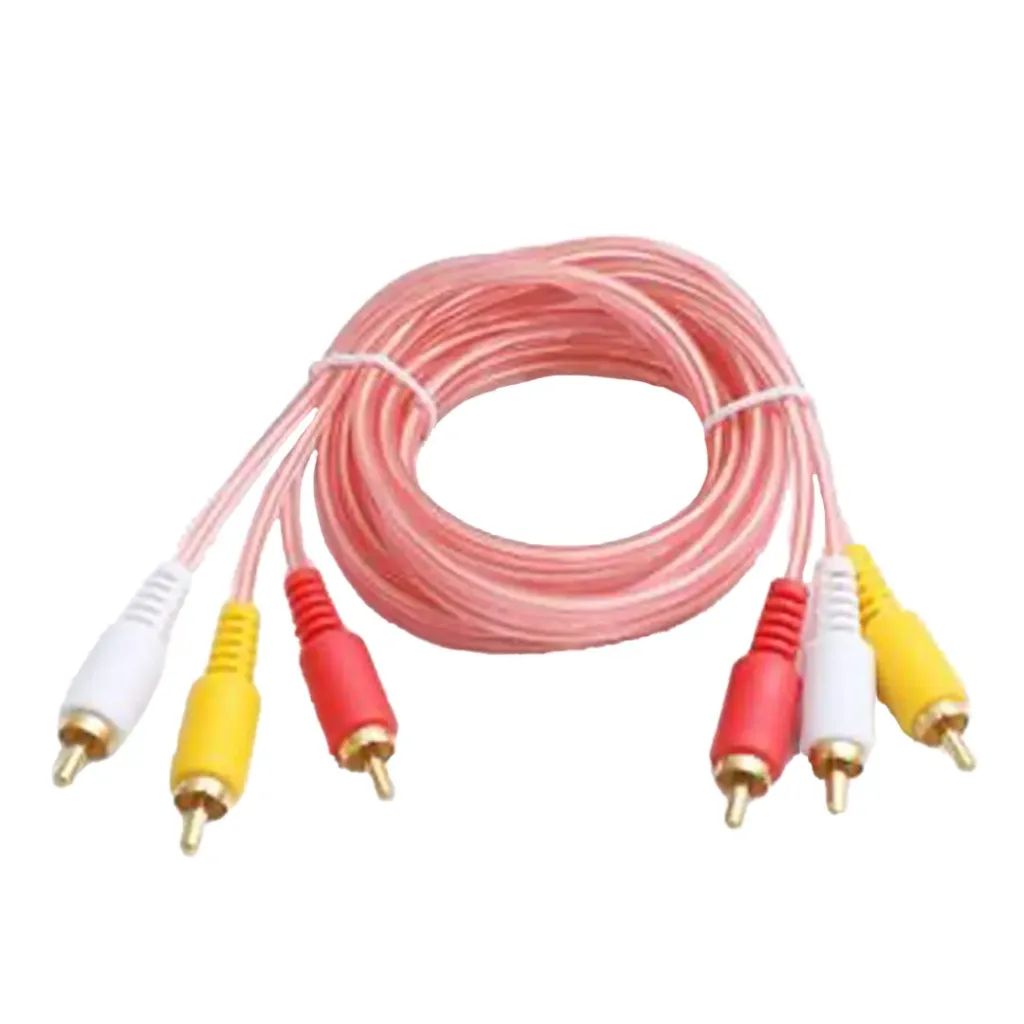 CABLE (3)RCA X (3)RCA 1.8M TRANSPARENT