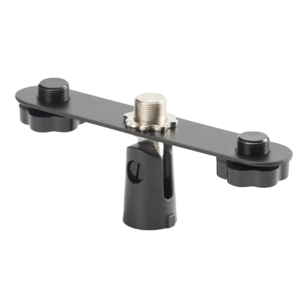 TRIPLE MICROPHONE MOUNT BRACKET T-BAR