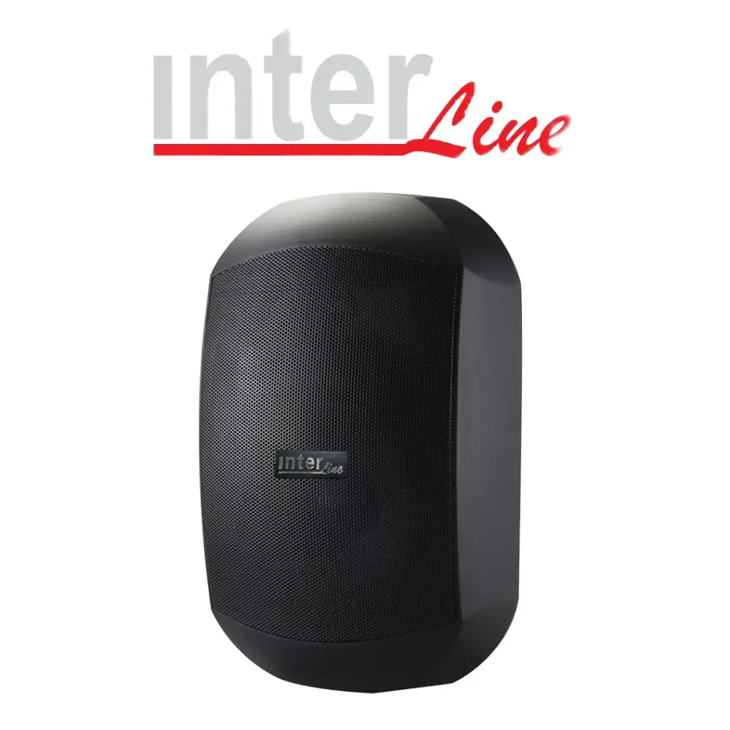Interline RX-201 Black Wall Mount Speaker