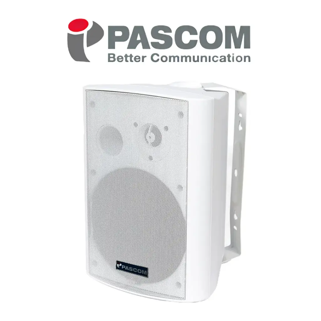 IPASCOM KFS-80 White Wall Mount Speaker