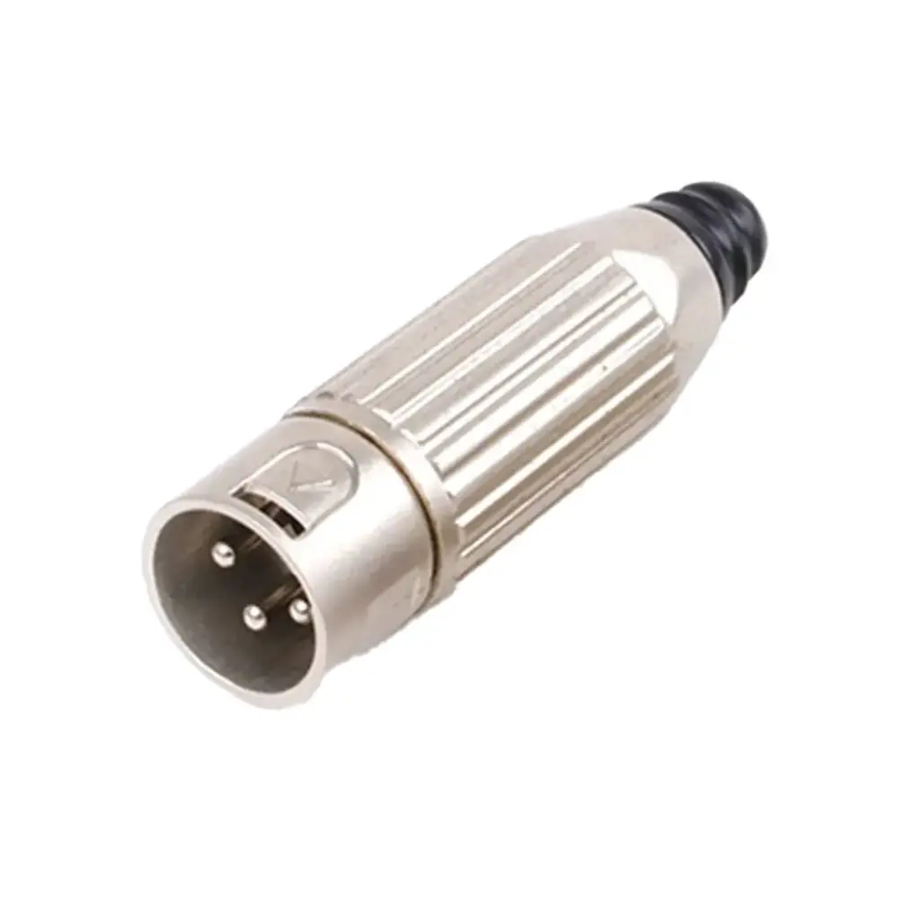 XLR Jack 3 Pole Silver (M)