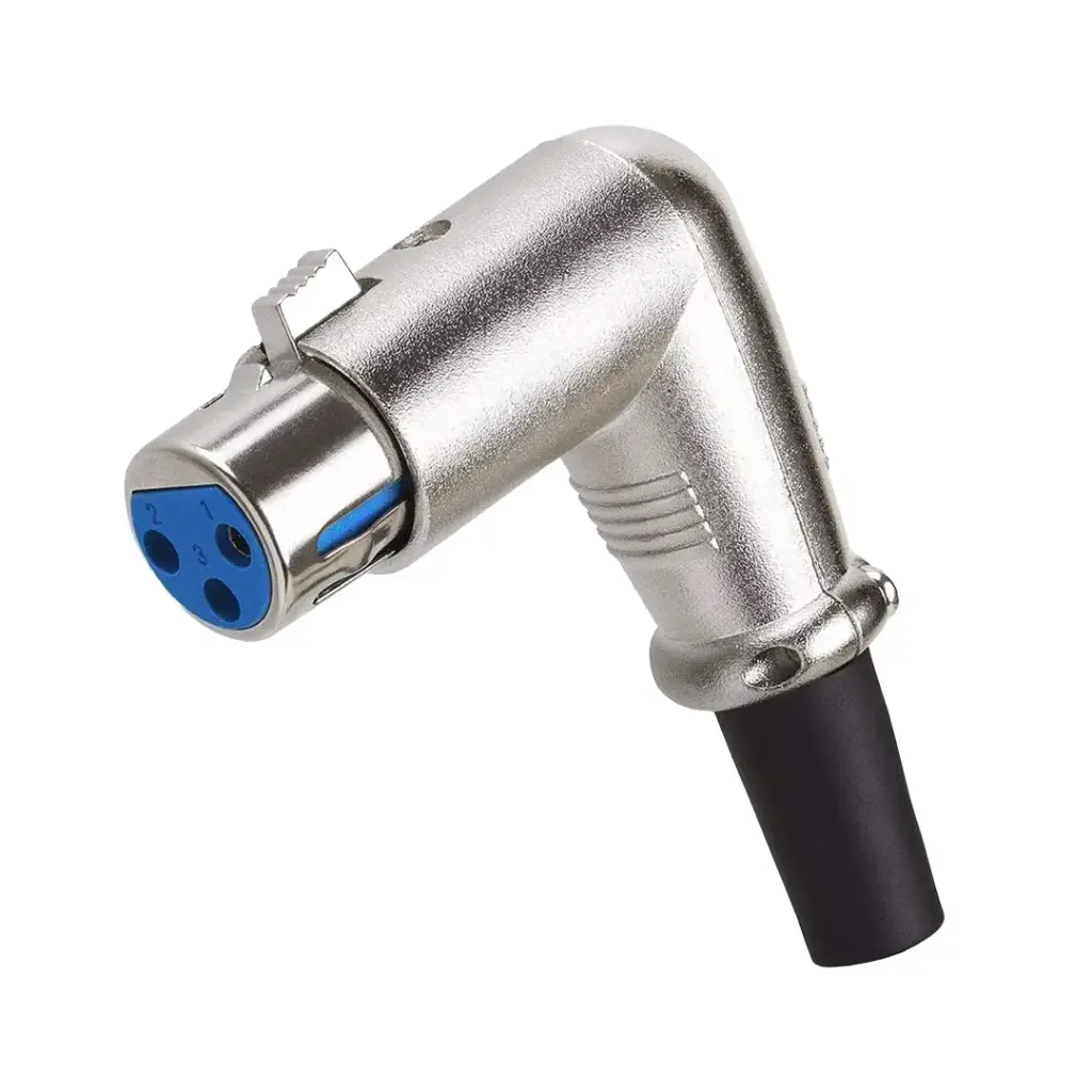 XLR Jack 3 Pole Right Angle (F)