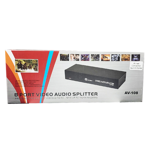 Audio Video Splitter 1 to 8