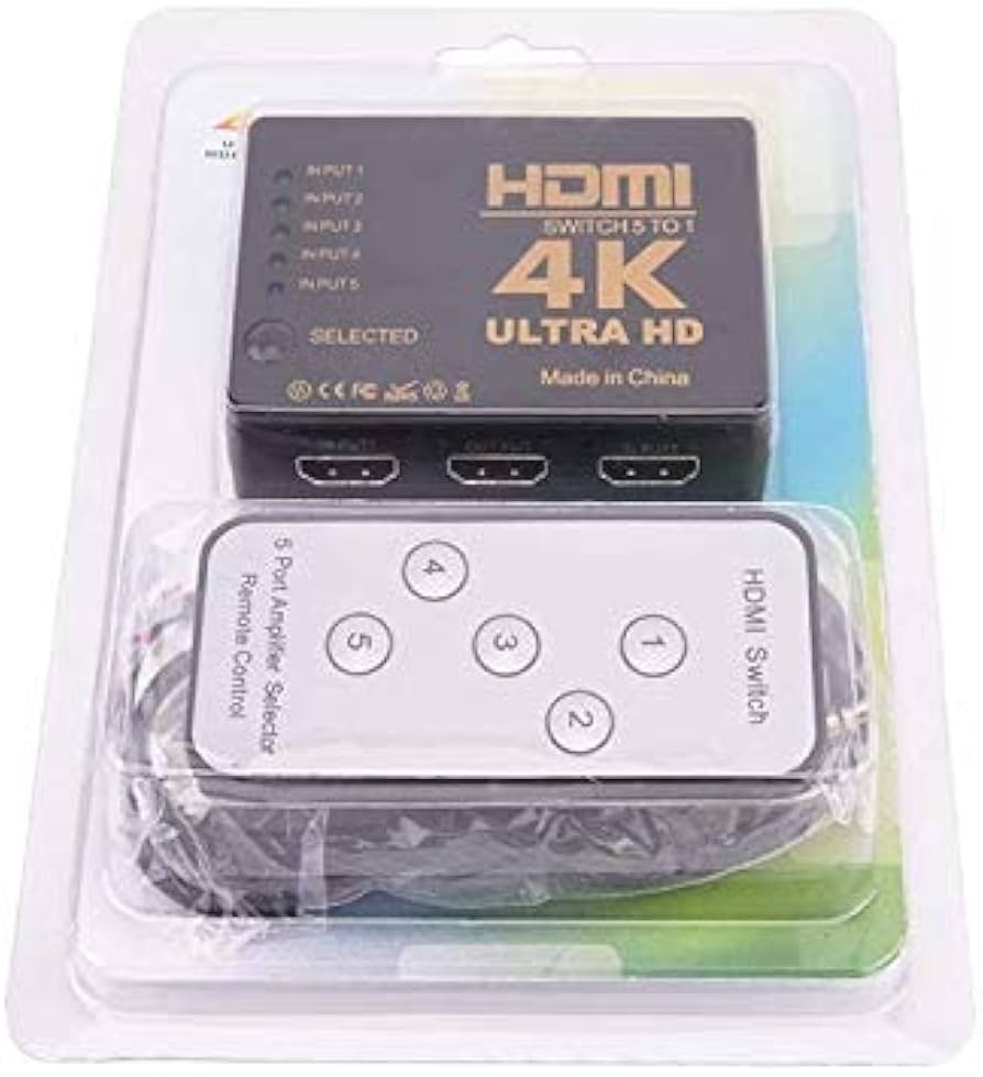 HDMI  Switch  5in/1out with remote