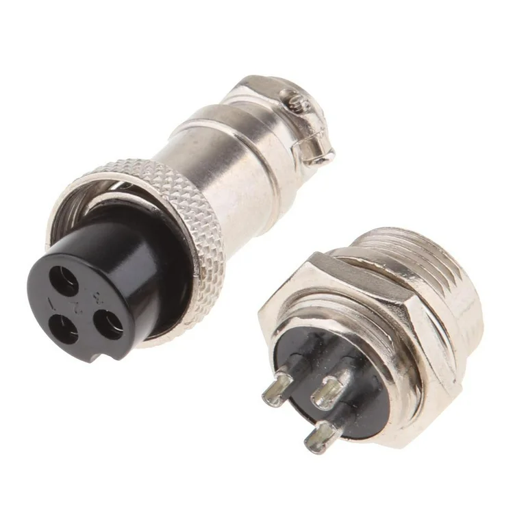 Aviation Connector 3 Pins Mini