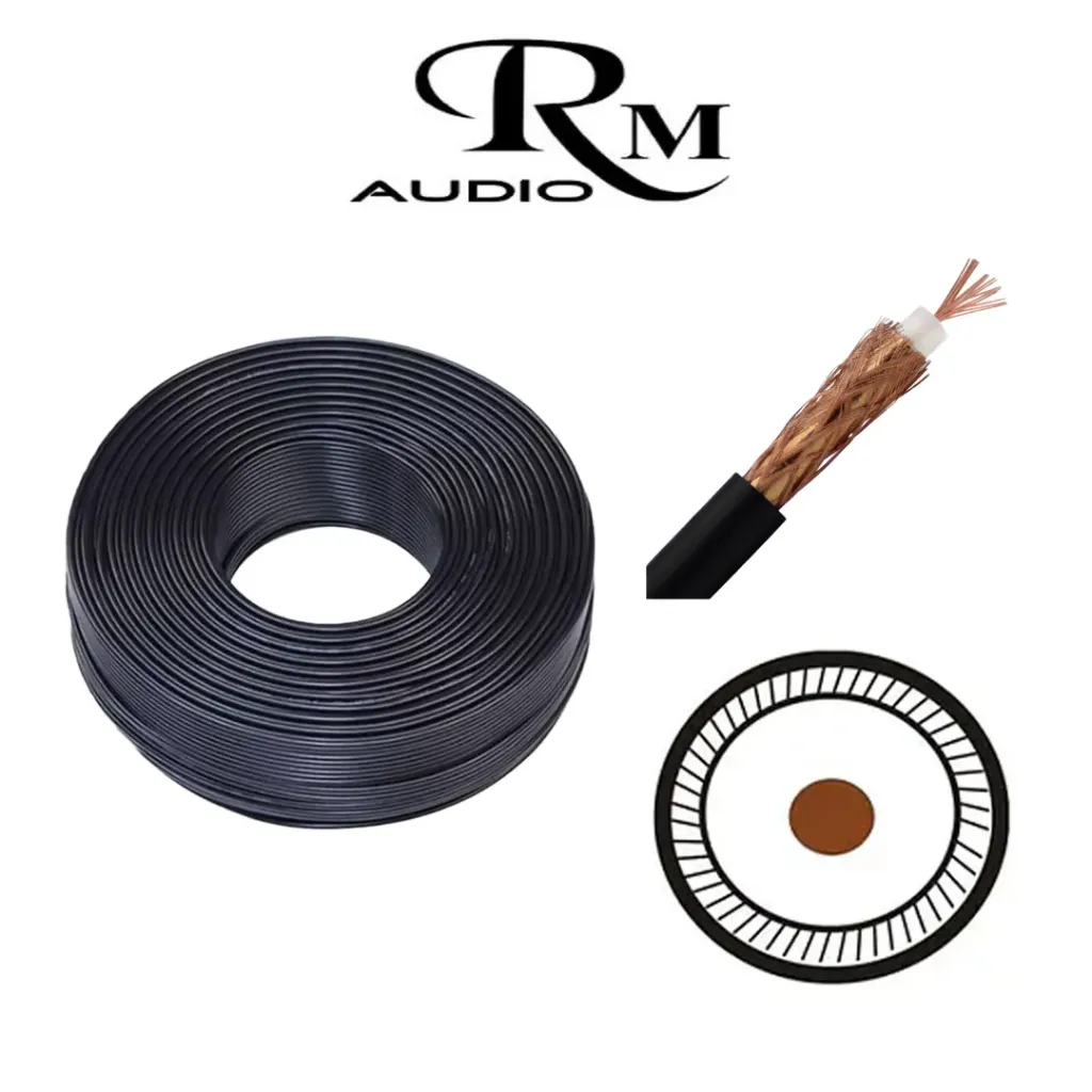 RM 1 Core + Shield Thin 100M Roll Bulk Cable