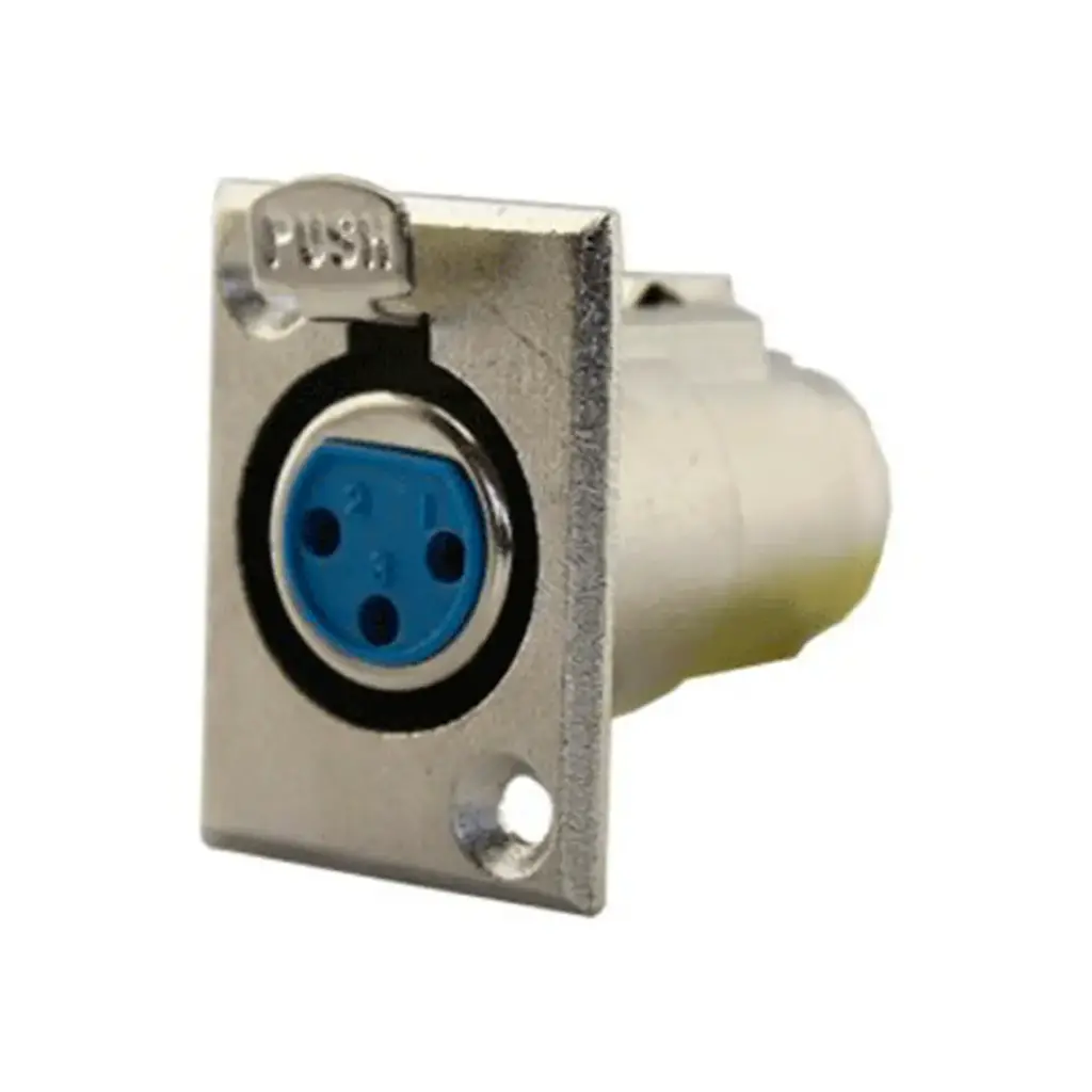 XLR Chassis 3 Pole Rectangle (F)