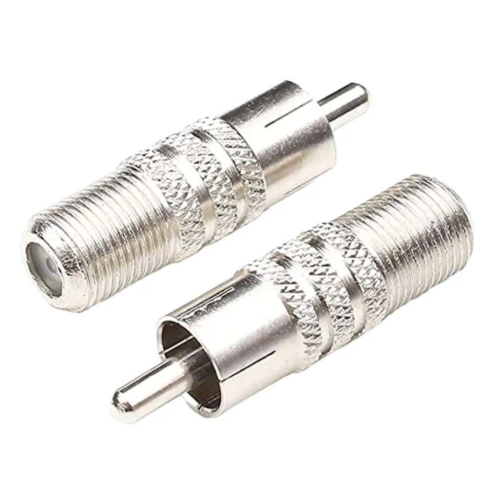 F connector (F) to RCA (M) Adapter