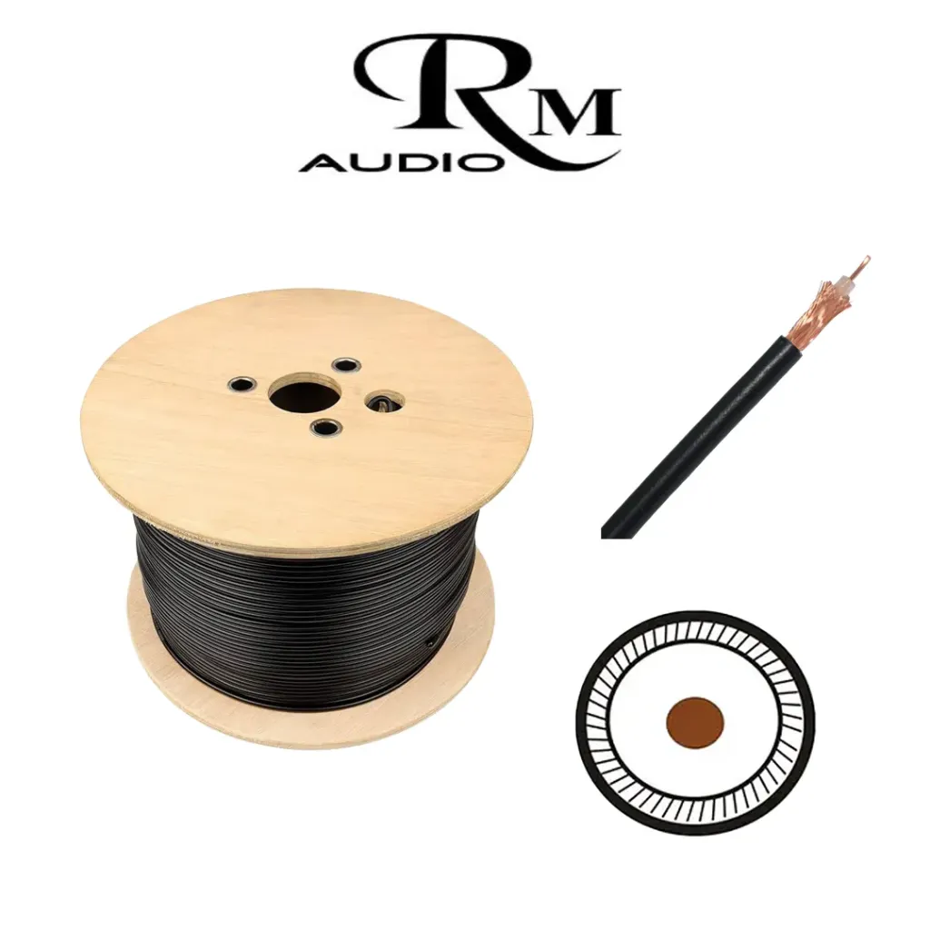RM RG174 + Shield 300M Roll Bulk Cable