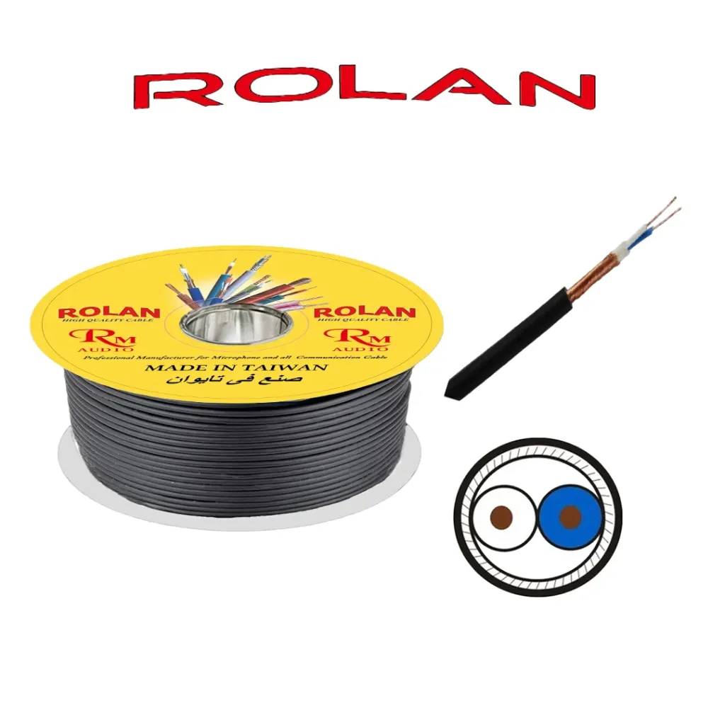 ROLAN 2 Cores + Shield Thin 100 Spool Bulk Cable