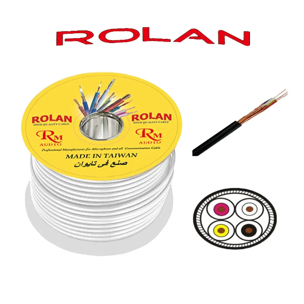 ROLAN 4 Cores + Shield 100M Spool Bulk Cable