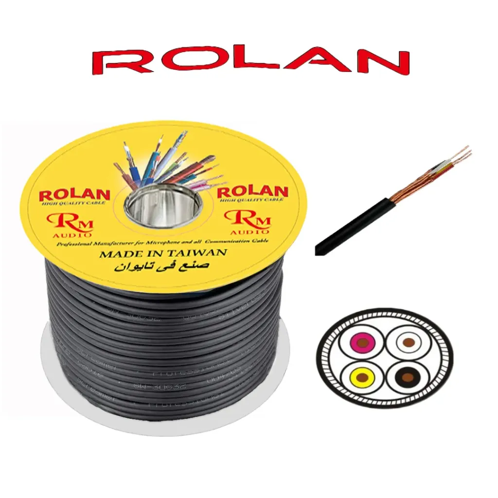 ROLAN 4 Cores + Shield 300M Spool Bulk Cable