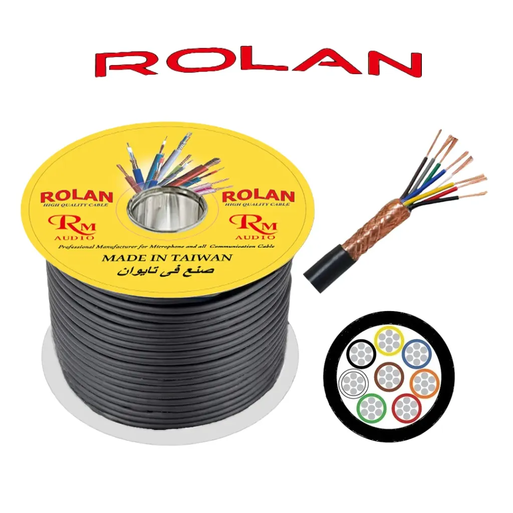 ROLAN 8 Cores + Shield 100M Spool Bulk Cable