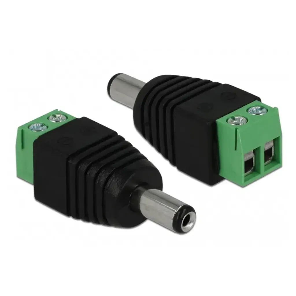 DC Power Terminal Block Jack Male 