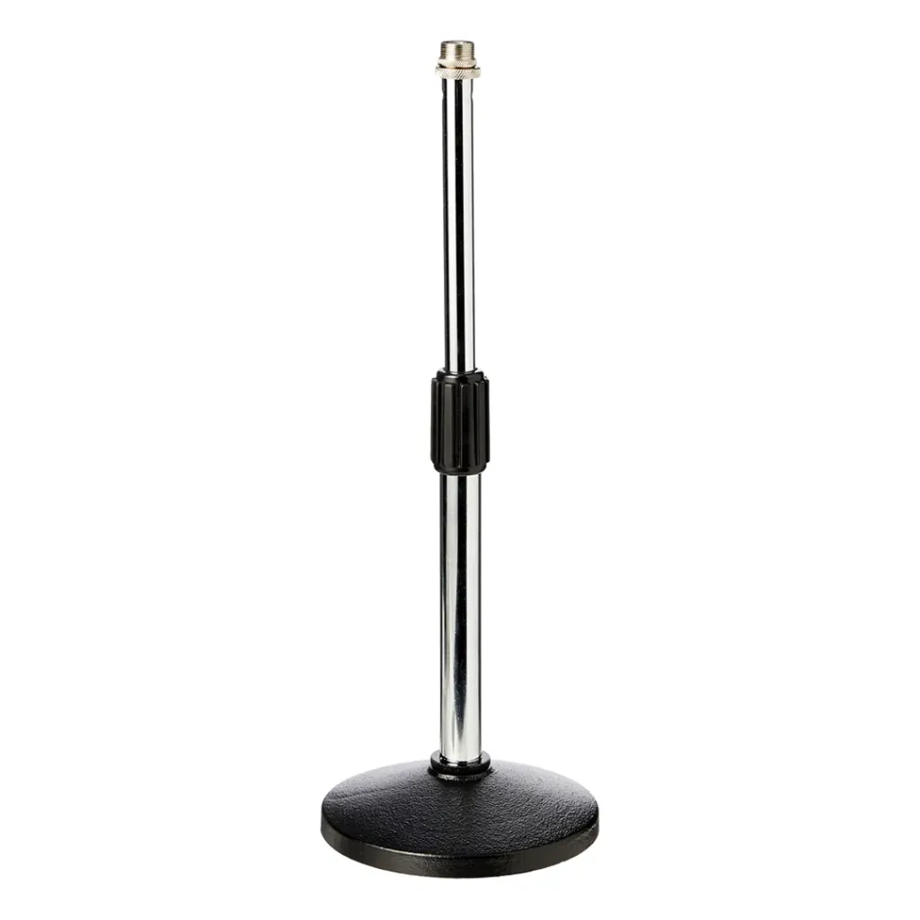 DESKTOP MICROPHONE EXTENSION-TUBE STAND NICKEL