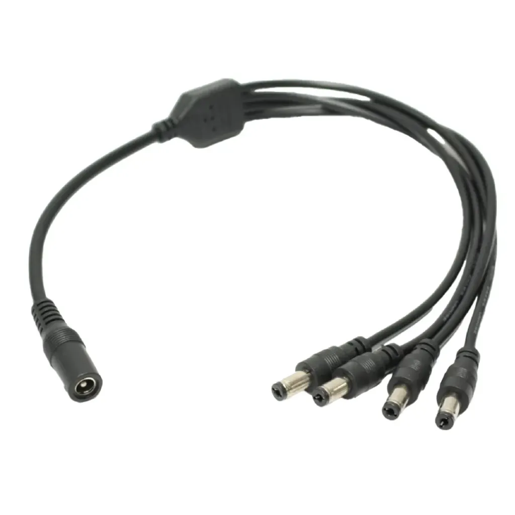 DC Power Splitter Cable 1x4