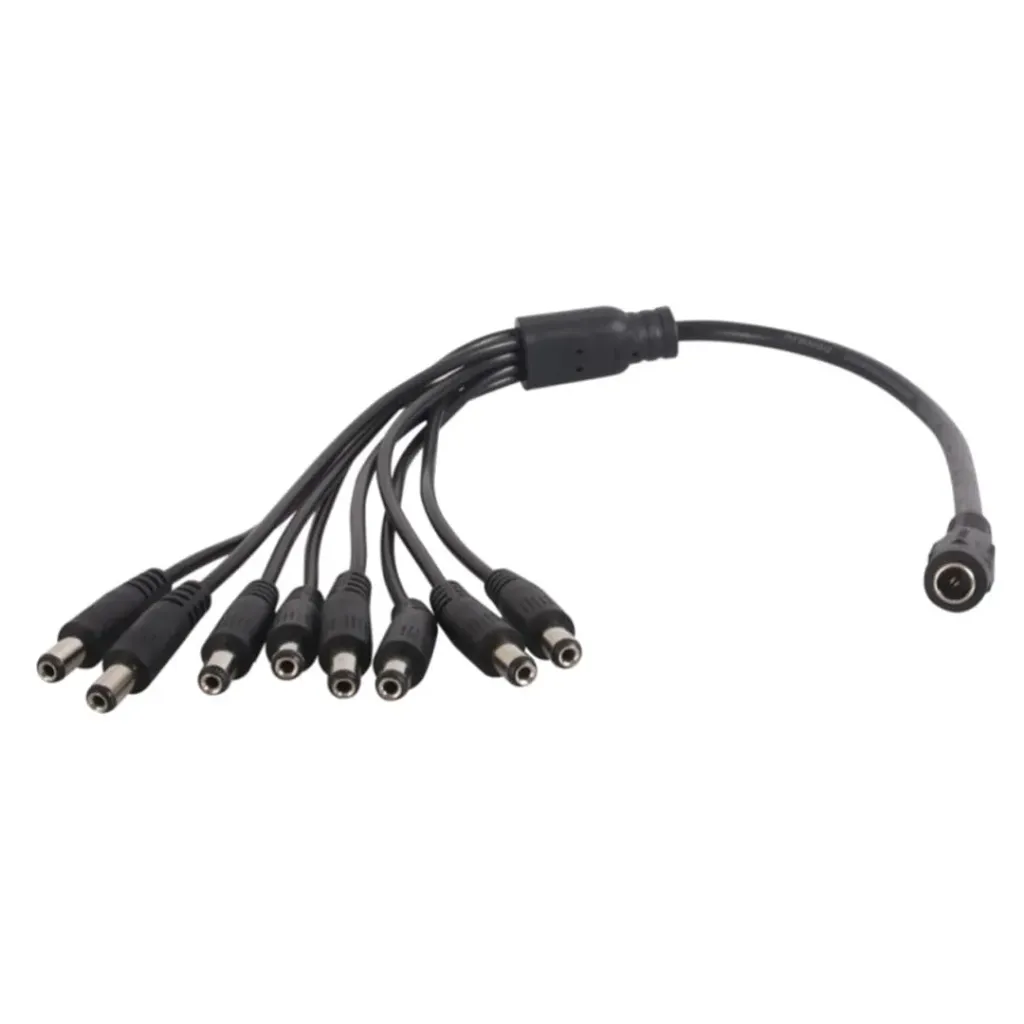 DC Power Splitter Cable 1x8