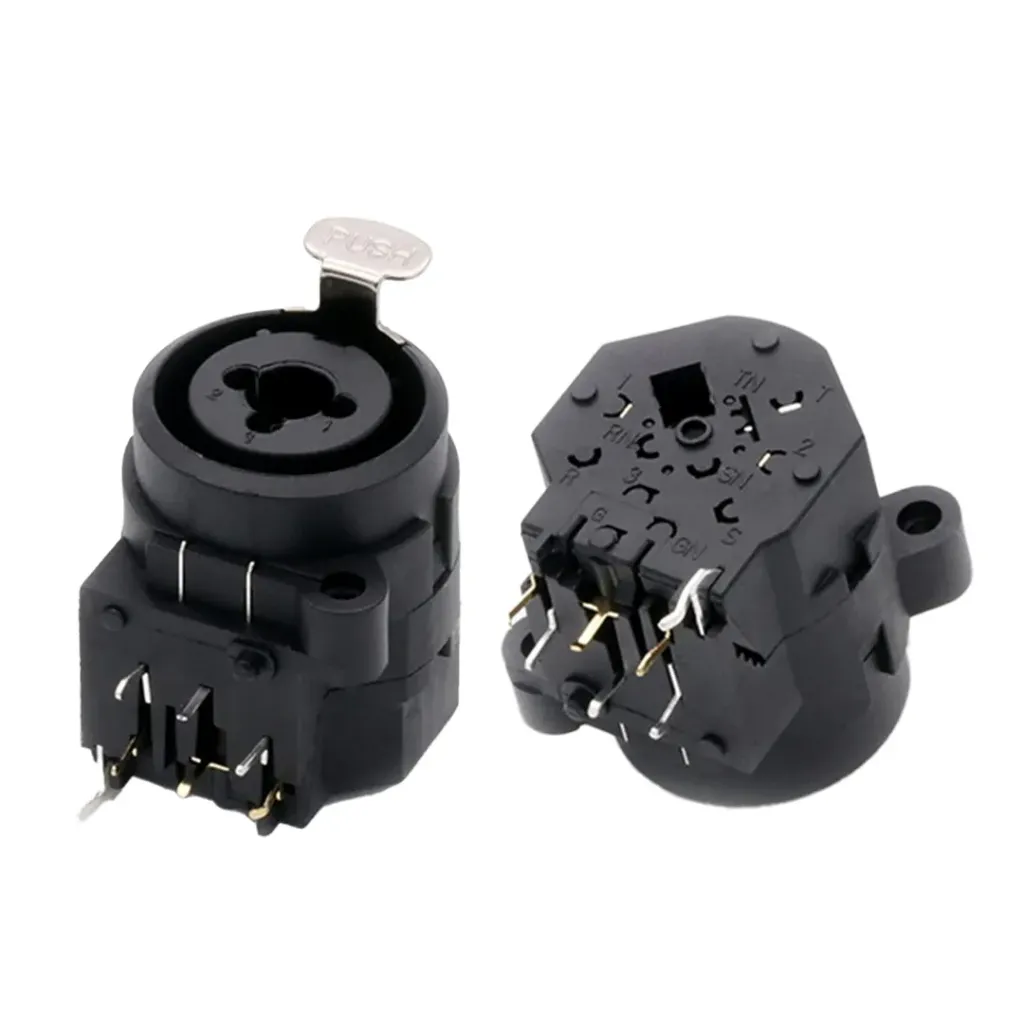 Combo Horizontal Panel Mount Plastic