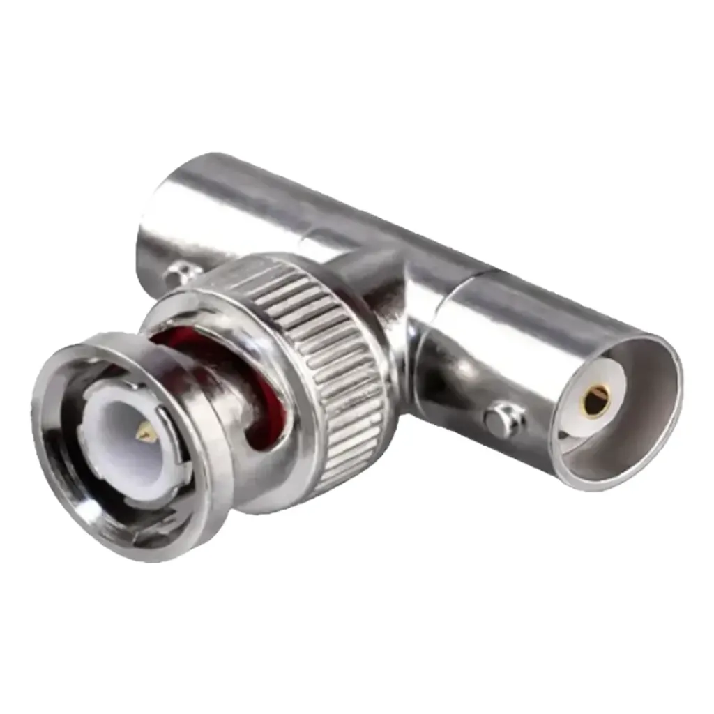 BNC T Adapter 1 Male/2 Female