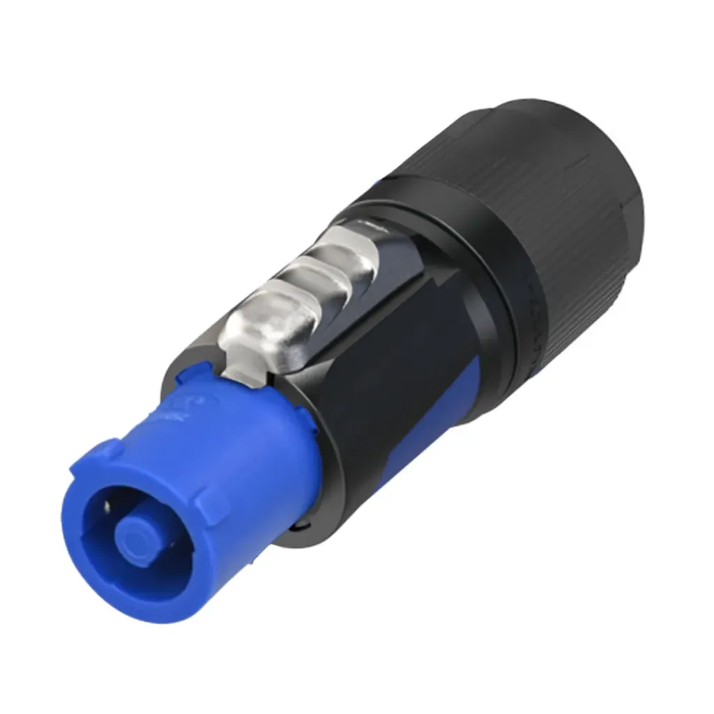 powerCON Jack Blue Waterproof