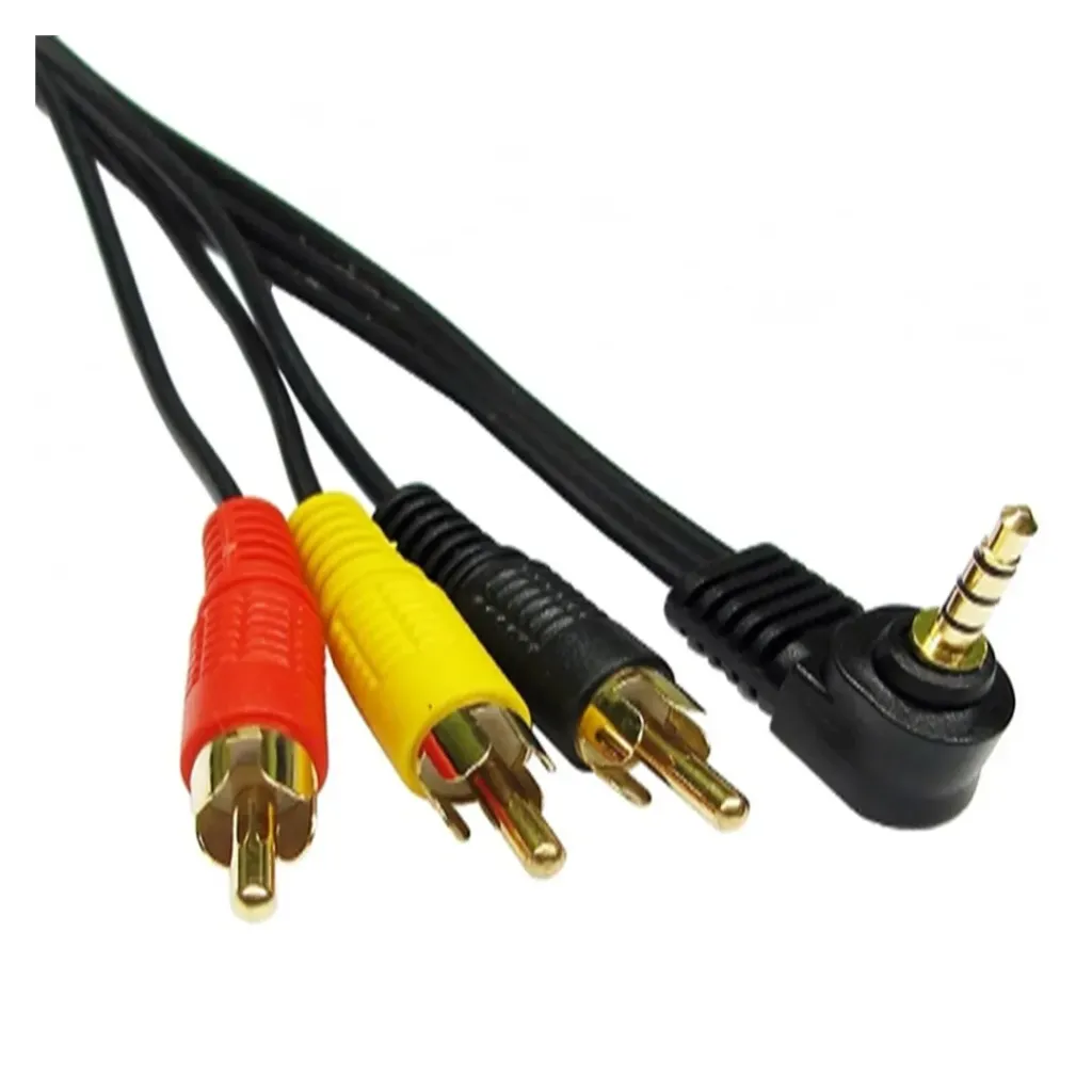 CABLE (3)RCA X 1/8" 1.5M